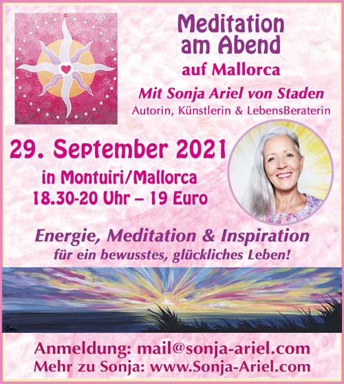 Meditation auf Mallorca im September 2021