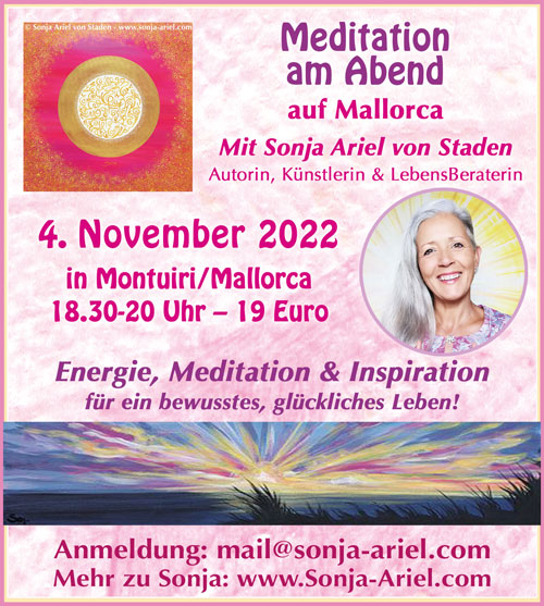 Meditation auf Mallorca im November 2022