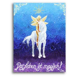 Unicorn picture: Life is magic!