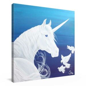 Imagen de unicornio: unicornio de la paz
