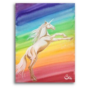 Imagen de unicornio: unicornio del arcoiris