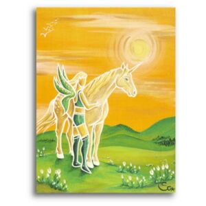Imagen de unicornio: almas gemelas