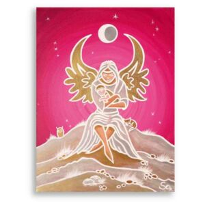 Angel image: loving guardian angel of the night