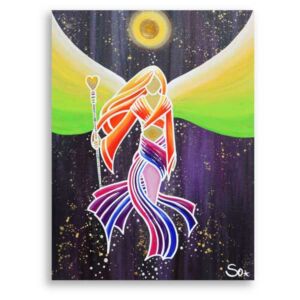 Engelbild: Regenbogen Engel der Schöpferkraft