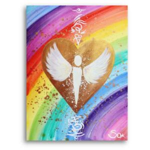Angel Image: Rainbow Love Angel