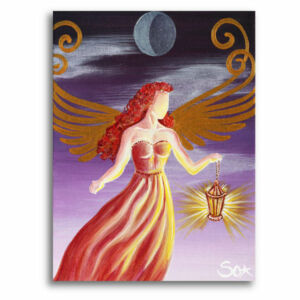Angel picture: Angel of bright hope – art print
