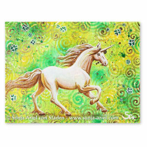 Unicorn picture: lucky unicorn