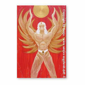 Angel image: Golden power angel