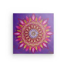 Imagen de energía: Mandala de la abundancia – Impresión de bellas artes