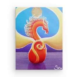 Dragon picture: Dragon Fintra – art print