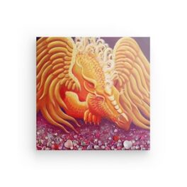 Dragon image: Faronda, dragon of abundance – art print
