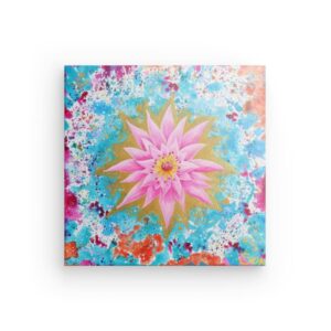 Blumenbild: Sanfter Seelen-Lotus 2 – Kunstdruck