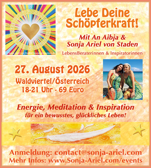 Lebe Deine SCHÖPFERKRAFT! Österreich 2026
